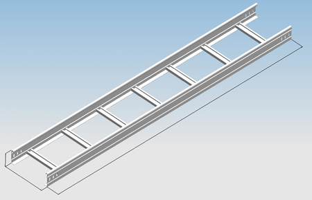 钢制梯式电缆桥架